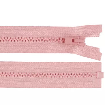   Csontos cipzár YKK No 3 hossza 30 cm - 811 rózsaszín világos (5 db-os csomagolás)