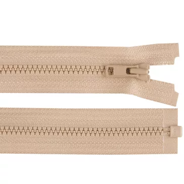  Csontos cipzár YKK No 3 hossza 50 cm - 085 bézs (25 db-os csomagolás)