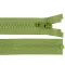 Csontos cipzár YKK No 3 hossza 50 cm - 537 almazöld (1 db-os csomagolás)