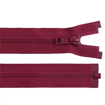   Csontos cipzár YKK No 5 hossza 65 cm - 288 bordó (1 db-os csomagolás)