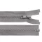 Csontos cipzár YKK No 5 hossza 70 cm - 135 szürke (1 db-os csomagolás)