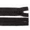 GT10 nem bontható öntött műanyag cipzár 16 cm - 332 fekete (1 db-os csomagolás)
