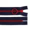 GT10 nem bontható öntött műanyag cipzár 15 cm dísz csúszóka - 10 (330) blue dark piros (1 db-os csomagolás)