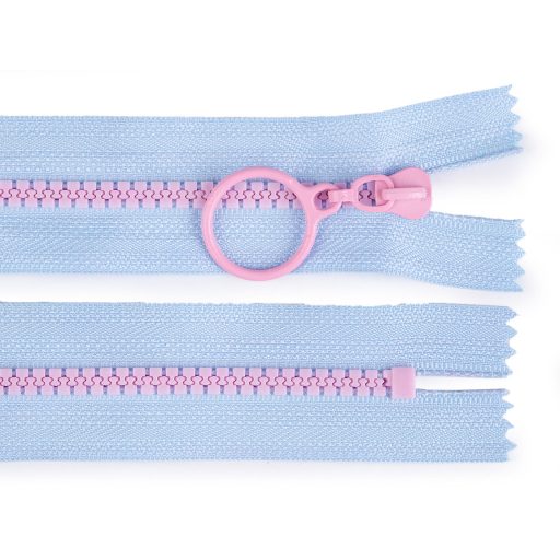 GT10 nem bontható öntött műanyag cipzár 25 cm dísz csúszóka