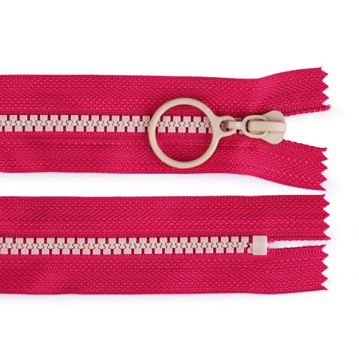 GT10 nem bontható öntött műanyag cipzár 25 cm dísz csúszóka