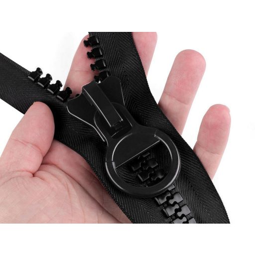 GT20 Öntött műanyag cipzár vastag nyitható 50 cm, 55 cm