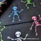 Colorful skeleton pattern cotton percale