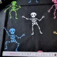 Colorful skeleton pattern cotton percale