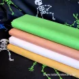 Colorful skeleton pattern cotton percale