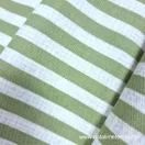 Green striped - premium heavyweight cotton fabric Green striped - premium heavyweight cotton fabric