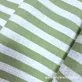 zöld csíkos vastag pamutvászon – természetes 100% pamut dekorációs textil vászonkötéssel