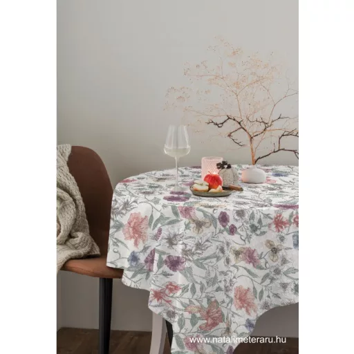 Akvarell virágvarázs - prémium vastag pamutvászon