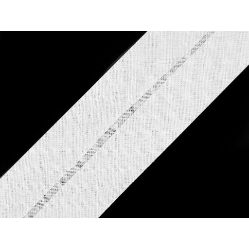 Ferde pamut szalag szélessége 40 mm vasalt