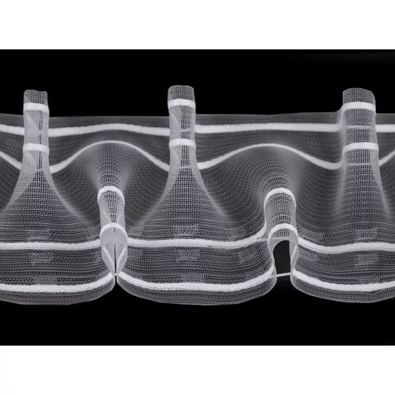 Függönyanyag szélessége 10 cm váltott behúzással - Transparent Függönyanyag szélessége 10 cm váltott behúzással - Transparent