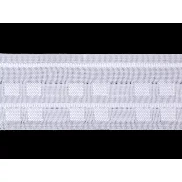   Függönyanyag szélessége 50 mm ceruzabehúzás - fehér (100 m-os csomagolás)
