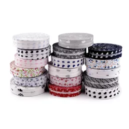 Pamut ferdepánt mintával szélessége 20 mm vasalt