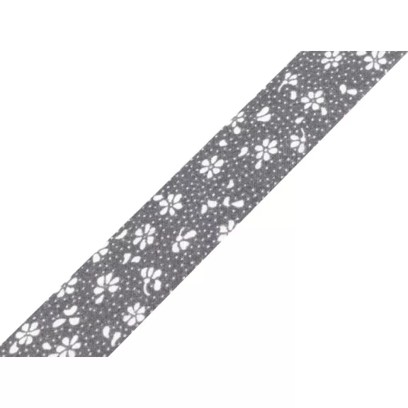 Pamut ferdepánt mintával szélessége 20 mm vasalt - 920110/4 szürke virágok
790978 790979 (75 m-os csomagolás) Pamut ferdepánt mintával szélessége 20 mm vasalt - 920110/4 szürke virágok
790978 790979 (75 m-os csomagolás)