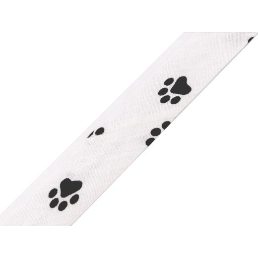 Pamut ferdepánt mintával szélessége 20 mm vasalt