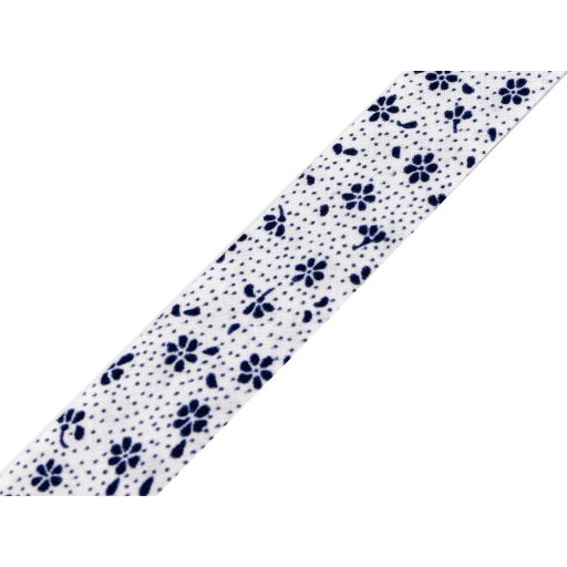 Pamut ferdepánt mintával szélessége 20 mm vasalt