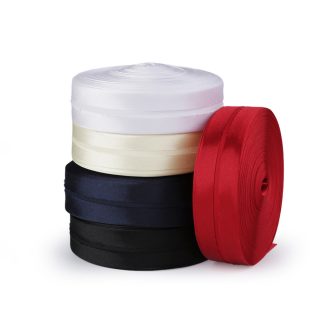 Ferdepánt szatén 30 mm széles, bevasat