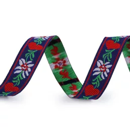 Népviseleti mintás szalag 15 mm