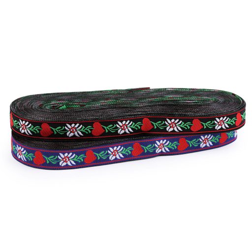 Népviseleti mintás szalag 15 mm