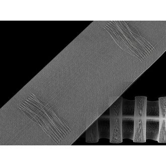   Függönybehúzó szalag 10 cm, rúdra húzható, átlátszó,hullámos