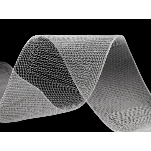 Függönybehúzó szalag 10 cm, rúdra húzható, átlátszó,hullámos