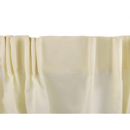 Függöny ráncoló szalag, 75 mm széles, fém kampókhoz való fülekkel