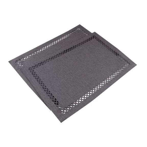 Anyag teríték, kétoldalas 30x45 cm - 3 szürke (2 db-os csomagolás) Anyag teríték, kétoldalas 30x45 cm - 3 szürke (2 db-os csomagolás)