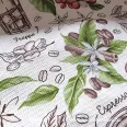 “Vanilla Coffee” waffle fabric, 50 cm wide.