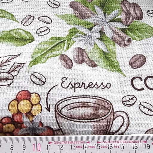 Vaníliás kávé 50 cm széles darázs szövet