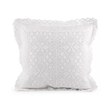   Pálcás huzat párnára 45x45 cm - 1 fehér (4 db-os csomagolás)