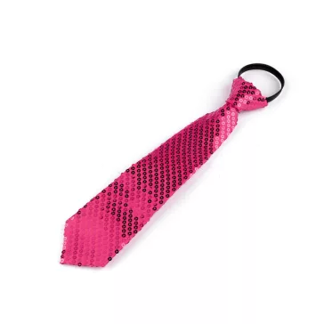 Parti nyakkendő flitteres - 3 pink (3 db-os csomagolás)