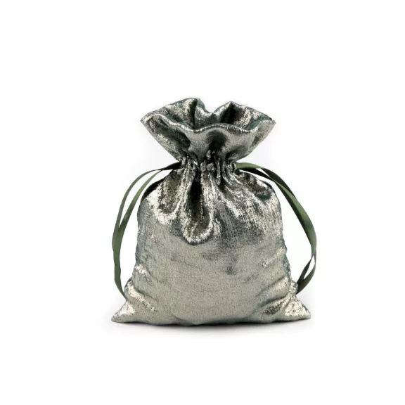 Ajándék zsákocska fémes efektussal 13x18 cm - 1 élénkzöld (10 db-os csomagolás) Ajándék zsákocska fémes efektussal 13x18 cm - 1 élénkzöld (10 db-os csomagolás)