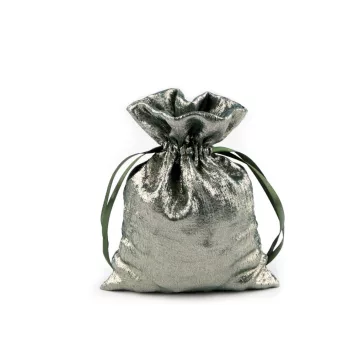   Ajándék zsákocska fémes efektussal 13x18 cm - 1 élénkzöld (30 db-os csomagolás)
