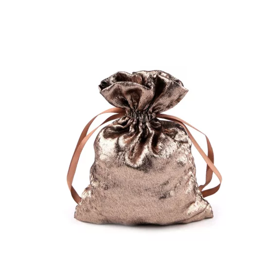 Ajándék zsákocska fémes efektussal 13x18 cm - 2 réz sötét (10 db-os csomagolás) Ajándék zsákocska fémes efektussal 13x18 cm - 2 réz sötét (10 db-os csomagolás)