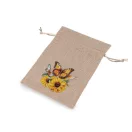 Ajándékzsák 13x18 cm juta utánzat - 1 természetes bézs pillangó (10 db-os csomagolás) Ajándékzsák 13x18 cm juta utánzat - 1 természetes bézs pillangó (10 db-os csomagolás)