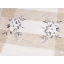 Hímzett asztalterítő 32x47 cm - nyers-natür (2 db-os csomagolás)
