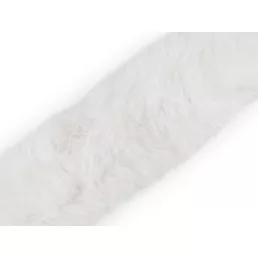 Ruhaszőrme hurkokkal a kapucniján, hossza 68 cm