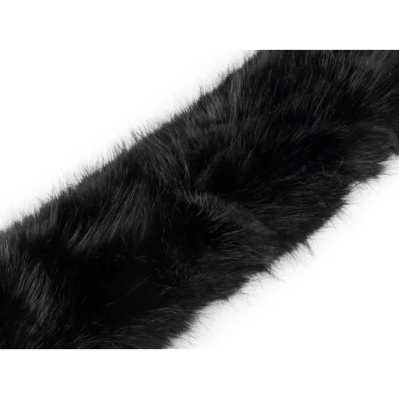 Ruhaszőrme hurkokkal a kapucniján, hossza 68 cm - 2 fekete (1 db-os csomagolás) Ruhaszőrme hurkokkal a kapucniján, hossza 68 cm - 2 fekete (1 db-os csomagolás)