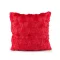 Karácsonyi plüss párnahuzat fenyőfák 45x45 cm - 2 piros (1 db-os csomagolás)