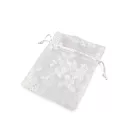 Hímzett ajándékzacskó 10x13 cm - 1 fehér (10 db-os csomagolás) Hímzett ajándékzacskó 10x13 cm - 1 fehér (10 db-os csomagolás)