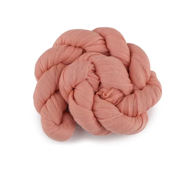 Gyűrt boho stílusú asztali futó esküvőkre és ünnepségekre 0,5x3 m - 4 púderrózsaszín (1 db-os csomagolás) Gyűrt boho stílusú asztali futó esküvőkre és ünnepségekre 0,5x3 m - 4 púderrózsaszín (1 db-os csomagolás)
