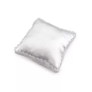   Esküvő gyűrű párna 16x16 cm - fehér (3 db-os csomagolás)