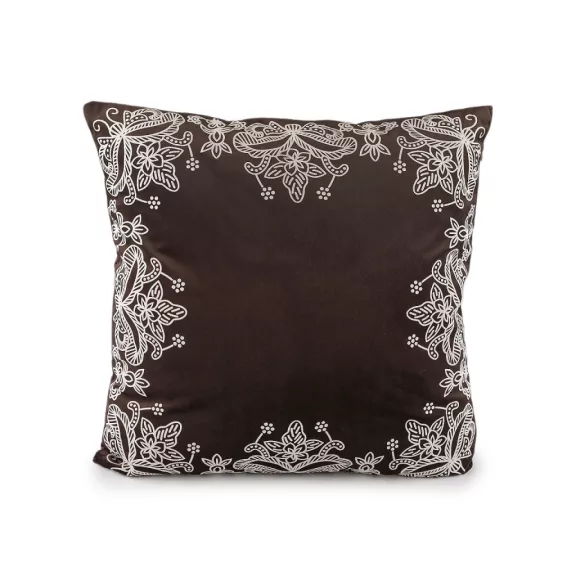 Bársony párnahuzat 45x45 cm - 3 barna (4 db-os csomagolás) Bársony párnahuzat 45x45 cm - 3 barna (4 db-os csomagolás)