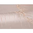 Szatén asztali futó lux 3D levelek, szélessége 48 cm - világos bézs (1 db-os csomagolás)