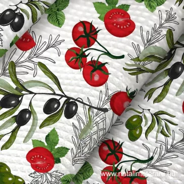 Fincsi paradicsomok 50 cm wide waffle fabric