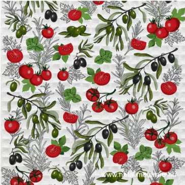 Fincsi paradicsomok 50 cm wide waffle fabric