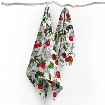 Fincsi paradicsomok 50 cm wide waffle fabric